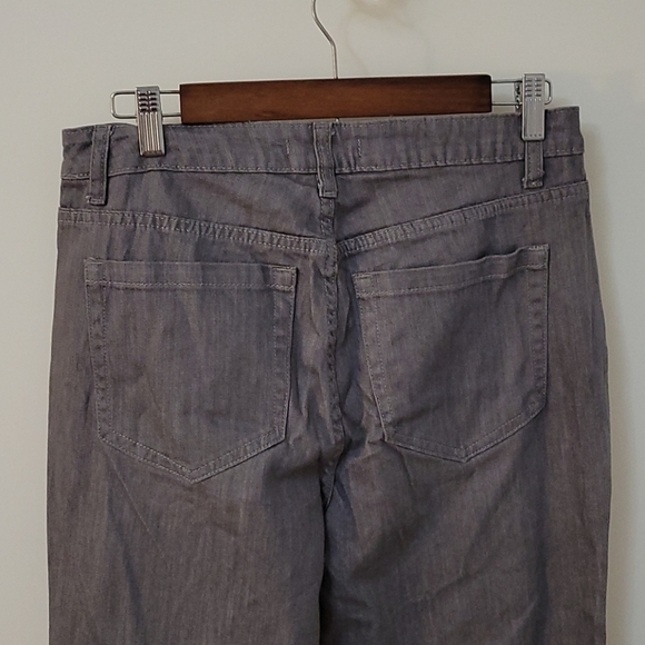 5/$25 VTG DENIM 24/7 Floral Embroidered Midrise Trouser Wide Leg Ankle Jeans - Picture 3 of 8